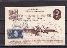 France - Année 1940-41 - Carte - Clément Ader - Timbre Surchargé - - Briefe U. Dokumente