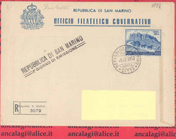 SAN MARINO 1950 - St.Post.010 - Busta Racc. FDC, "75° ANNIVERSARIO UPU" Lire 200 - Vedi Descrizione - - Lettres & Documents