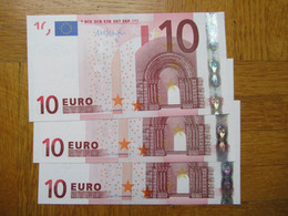 10 Euro-Schein X (P) Unc.Draghi, Preis Für Je - 10 Euro