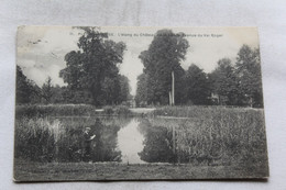 Cpa 1909, Plessis Trevise, L'étang Du Château De La Lande, Avenue Du Val Roger, Val De Marne 94 - Le Plessis Trevise