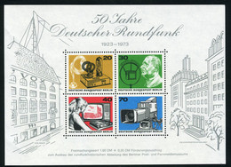 ALLEMAGNE BERLIN Y&T BF 4 RADIO  TELEVISION 1973  NEUF SANS CHARNIERES - Blocks & Sheetlets