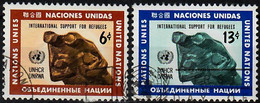 1971 U.N. Work With Refugees Sc 216-7 / YT 209-10 / Mi 232-3 Used / Oblitéré / Gestempelt [zro] - Used Stamps