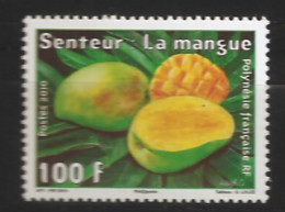 Polynésie 2010 N° 912 ** Senteur, Mangue, Timbre Parfumé, Parfum, Olivier Louzé, Tableau, Manguier, Fruit, Mangues - Neufs
