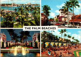 Florida The Palm Beaches Multi View 1976 - Palm Beach