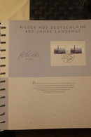 Deutschland 2004 Bilder Aus Deutschland: 800 Jahre Landshut, MiNr. 2376 ; Lesen - FDC: Bögen
