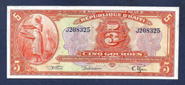 Haiti 5 Gourdes L. 1919 (1951) First Issue P180 VF+/EF - Haiti