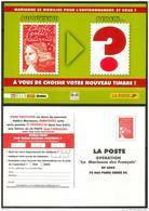 PAP Entier Postal Luquet RF  Carte Concours Opération La Marianne Des Français Salon Du Timbre 2004 - Pseudo-interi Di Produzione Ufficiale