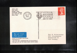 Great Britain 1991 97th Session Of The International Olympic Committee Birmingham - Selection Of Nagano For Oly.Games 98 - Winter 1998: Nagano