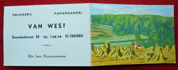 Calendrier De Poche 1954 - Drukkerij Papierhandel Van West - St-Truiden - Formato Piccolo : 1941-60