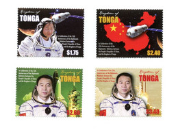 Tonga 2014, China Space Programs, 4val - Oceania