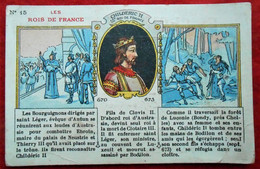 Chromo Publicité  Epicerie Centrale, M Hardy Place Des Halles - Vibraye / Les Rois De France N°15 - Other & Unclassified