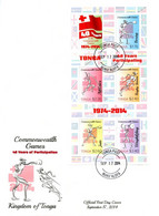 Tonga 2014, Boxing, Athletics, Rugby, Judo, Weightlifting, Athletic, 6val In BF In FDC - Weightlifting