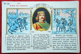 Chromo Publicité  Epicerie Centrale, M. Hardy Place Des Halles - Vibraye / Les Rois De France N°29 - Otros & Sin Clasificación