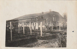 AK Foto Deutscher Soldatenfriedhof In Frankreich -  Feldpost Reserve-Feld-Lazarett 48  - 1916 (62814) - Cimetières Militaires
