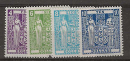 1967 MNH New Zealand Mi 82-85-C Postfris** - Post-fiscaal