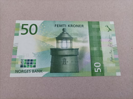Billete De Suecia De 50 Kronor, Año 2017, Sc/plancha - Noruega