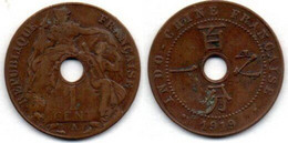 MA 18637  /  Indochine - Indochina 1 Cent 1919 TB+ - Indochine