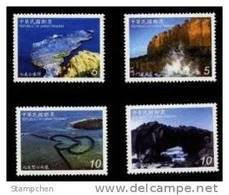 Taiwan 2010  Scenery Stamps - Penghu Pescadores Rock Geology Ocean Map Islet Map Whale Bridge - Neufs