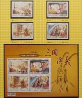 Taiwan 2010 3 Kingdoms Stamps & S/s Martial Army Arrow Wine Fruit Horse Fan Costume Barbarian Flag - Unused Stamps