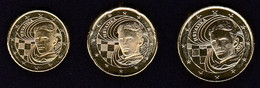 Croatia 2023 / NikolaTesla, 10 C, 20 C, 50 Cent / EURO Coins - Croacia