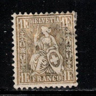 SWITZERLAND Scott # 68 MH - Paper Hinge Remnant - Unused Stamps