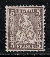 SWITZERLAND Scott # 61 MH - Small Spot Of Gum Missing - Nuevos