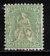 SWITZERLAND Scott # 69 MH - Paper Adhesion - Unused Stamps