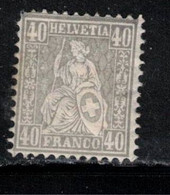 SWITZERLAND Scott # 66 MH - Paper Adhesion - Unused Stamps