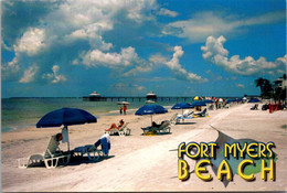 Florida Fort Myers Beach White Saand Beach And Crystal Clear Water - Fort Myers