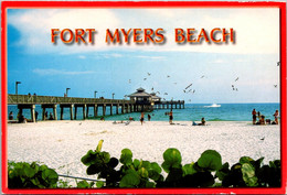 Florida Fort Myers Beach Showing Fishing Pier - Fort Myers