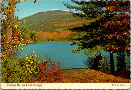 New York Lake George Erebus Mountain On East Shore Seen From Uncas Island - Lake George