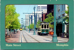 Tennessee Memphis Trolley On Main Street - Memphis