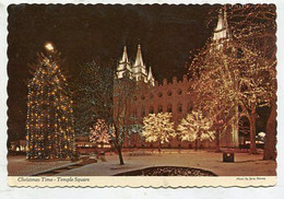 AK 108020 USA - Utah - Salt Lake City - Temple Square - Christmas Square - Salt Lake City