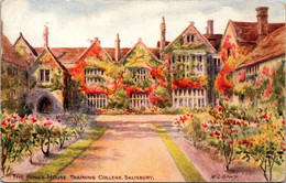 (4 N 48) VERY OLD - Colorised - UK - Salisbury King's House Training College (posted ?) - Salisbury