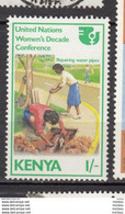##15, Kenya, MNH, United Nations Women's Decade, Femme, Woman, Womens, Water Pipe, Maçon, Truelle, Pelle, Acqueduc - Kenya (1963-...)