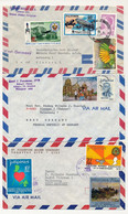PHILIPPINES - 10 Enveloppes Affranchissements Composés, Philippines Vers Allemagne, 1976 - Filippine