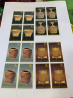 Thailand Stamp MNH 1986 Culture Bamboo Basket Block - Bouddhisme