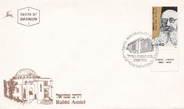 Rabbi Amiel - 1987 - FDC