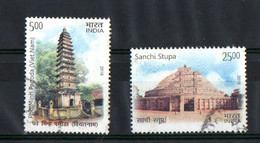 India   - 2014  - Ancient Architecture - Joint Issue With Vietnam   - Set - Used. - Gebraucht