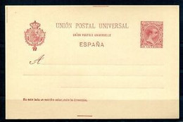 1892.ESPAÑA.ENTERO POSTAL.EDIFIL 31**.NUEVO SOBRE ANTEADO.CATALOGO 77€ - 1850-1931