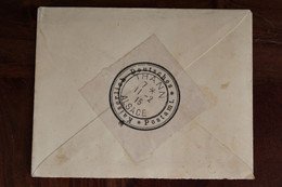 France 1915 Censure Kaiserlich Deutsches Postamt Haute Alsace Elsass Thann Cover Semeuse Timbre Seul Zensur - Lettres & Documents
