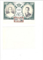 Delcampe - MONACO  CARTE  SOUVENIR 19 AVRIL 1956 MARIAGE PRINCIER  GRACE KELLY  RAINIER     ****  RARE  A  SAISIR *** - Fürstenpalast