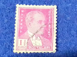 TÜRKİYE- 1930- 40-     1.50K       ATATÜRK  DAMGALI - Used Stamps