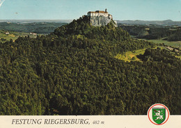 Austria Festung Feste Riegersburg - Postcard Post Card - Steiermark Coat Of Arms - Riegersburg