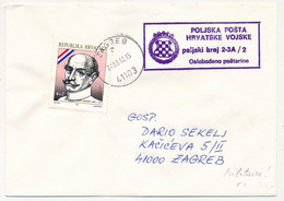 CROATIE - Enveloppe Militaire 1992 - Croacia