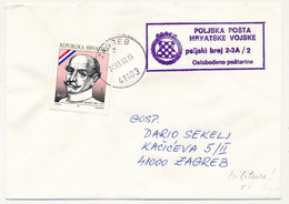 CROATIE - Enveloppe Militaire 1992 - Croazia