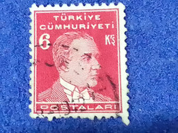 TÜRKİYE- 1930- 40-     6K      ATATÜRK  DAMGALI - Gebraucht