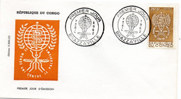 AFRIQUE = CONGO / BRAZZAVILLE 1962 = CACHET PREMIER JOUR + N° 148 = UNI CONTRE LE PALUDISME - FDC