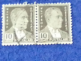 TÜRKİYE- 1930- 40-     10K      ATATÜRK  DAMGALI - Usati