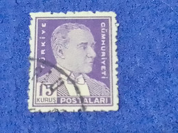 TÜRKİYE- 1930- 54-     15K      ATATÜRK  DAMGALI - Usati